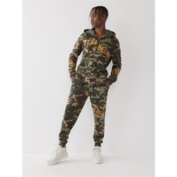 True Religion Camo Welt Pocket Logo Jogging Bottoms barbat