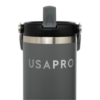 USA Pro Travel Cup with Flip Straw