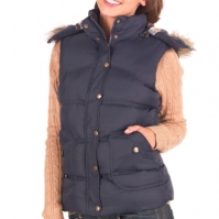 Veste 
		Onfire cu gluga Navy
	 pentru femei