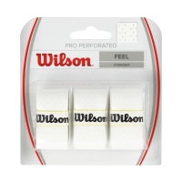 Wilson Pro Perforated Feel Overgrip white 3 pcs. WRZ4005WH