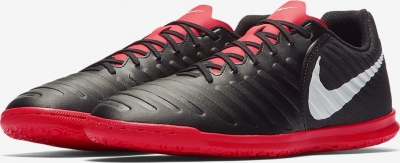Ghete fotbal sala Legend 7 IC AH7245 006 barbati negru rosu
