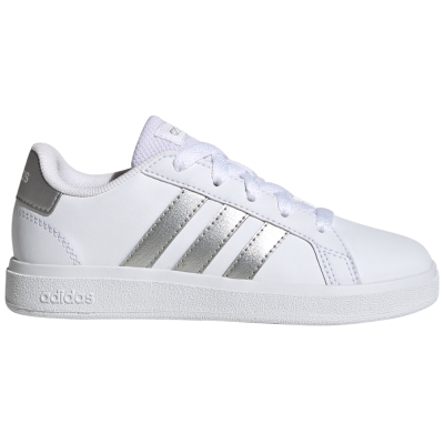 Pantof adidas Grand Court Lifestyle Tennis Lace-Up white GW6506 for copil