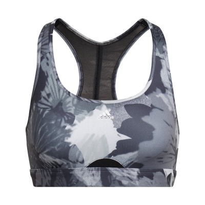 adidas Powerreact Training Medium-Support Allover Print Bra