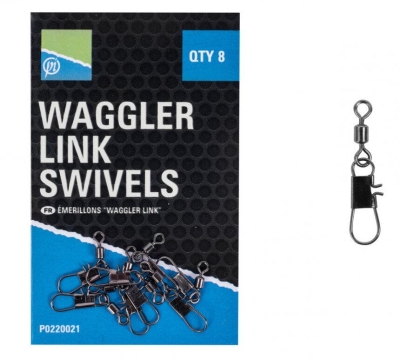 AGRAFA+VARTEJ PRESTON WAGGLER LINK SWIVELS 8BUC PL Generic