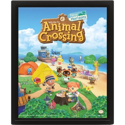 Animal Crossing Framed Print Jn99