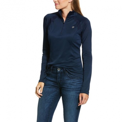 Ariat Sunstopper 2.0 Team quarter Zip Baselayer dama