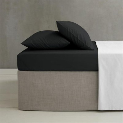 Catherine Lansfield Iron Percale Combed Extra Deep Fitted Sheet