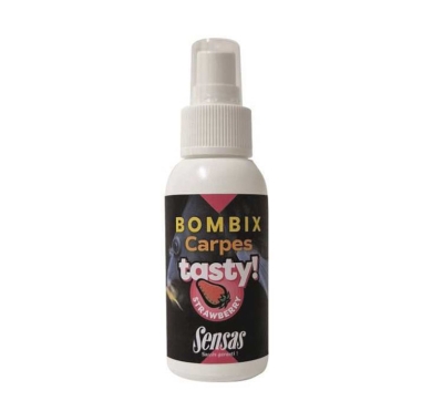 ATRACTANT SPRAY BOMBIX CARP TASTY capsuni 75ML SENSAS