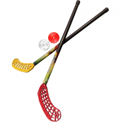 Zestaw do unihokeja Azetx Cobra 2kije+2piłki bez owijki 87cm copil AZETX PIOTR CZARCZYSKI