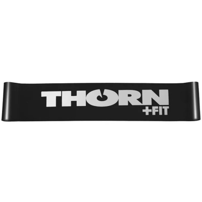 Banda de rezistenta la exercitiu Banda de rezistenta Thorn Fit 500x50x1,25 mm grea neagra