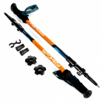 Trekking poles Spokey Zion orange blue 926808