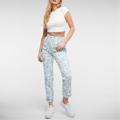 Blug Missguided Swirl Print Straight Leg