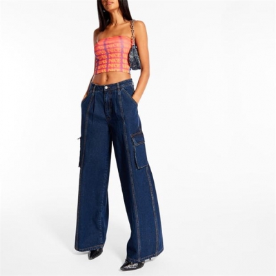 Blug Missguided Loose Fit Cargo
