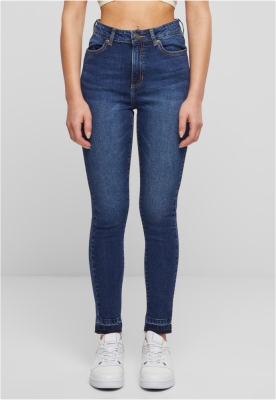 Blug Skinny High Waist Open Hem dama Urban Classics