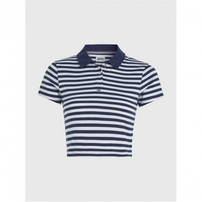 Blug Tommy Essential Stripe Polo Top Tommy Jeans