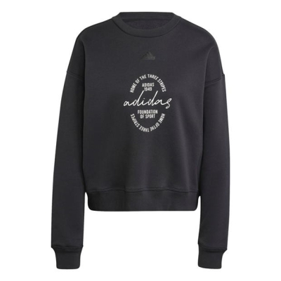 Bluza trening Bluza adidas Signature Graphic Print Loose dama