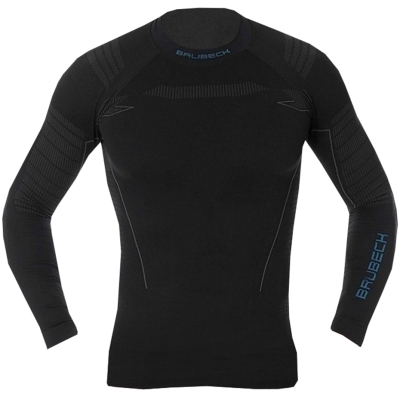 Bluza trening Brubeck Thermo 's thermal black LS13640 copil