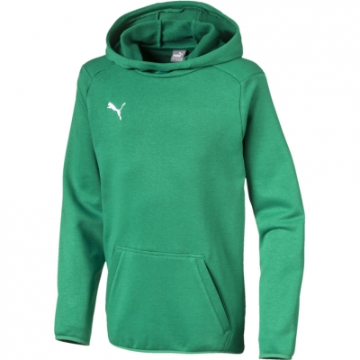 Bluza trening Hanorac for Puma Liga Casuals green 655636 05 copil copil