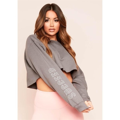 Bluza trening Missy Empire Slogan Cropped