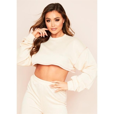 Bluza trening Missy Empire Stitch Cropped