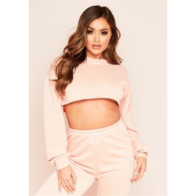Bluza trening Missy Empire Stitch Cropped