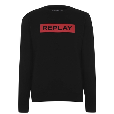 Bluza trening Replay Logo