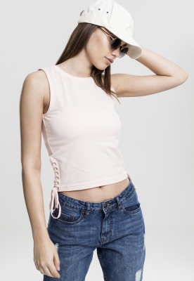 Lace Up Cropped Top dama Urban Classics