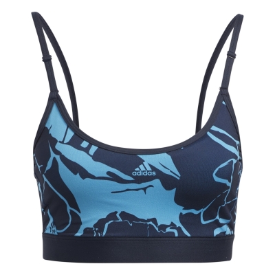 adidas Light Support Flower Print Sports Bra dama