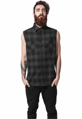 Camasa Sleeveless Checked Flanell Urban Classics