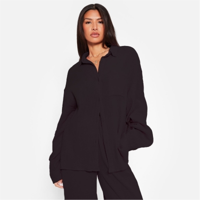 Camasa I Saw It First Textured Oversized