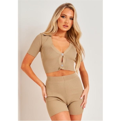 Missy Empire Cropped Cardigan