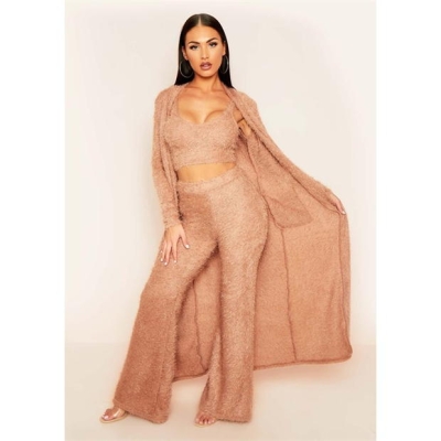 Missy Empire Knit Pocket Front Maxi Cardigan