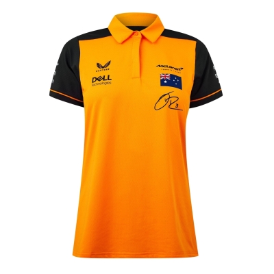 Castore McLaren Daniel Ricciardo Polo Top dama