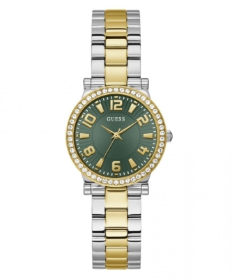 Ceas QUARTZ GUESS GW0686L2 pentru Femei gri auriu verde