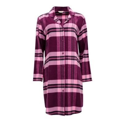 Cyberjammies Eve Super Cosy Check Nightshirt