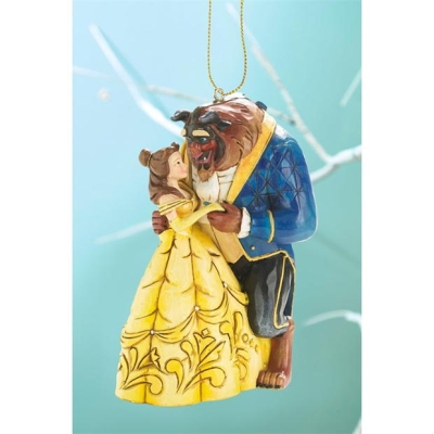 Disney Traditions Traditions Belle and Beast Hanging Ornament