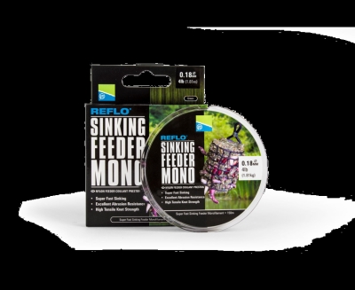 FIR MONOFILAMENT REFLO SINKING FEEDER 020MM 2,27KG 150M PRESTON INNOVATION