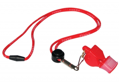 GWIZDEK FOX 40 CMG SAFETY CLASSIC red + SZNUREK / 9603-0108