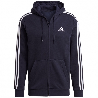 Hanorac Men's adidas Essentials Full-Zip navy blue GK9053