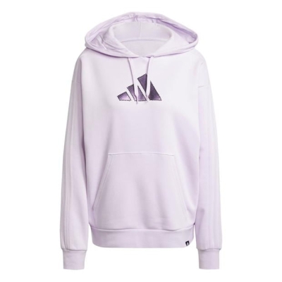 Hanorac adidas Holiday Graphic 3-Stripe Oversized dama