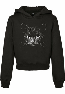 Hanorac Black Cat Cropped copil Mister Tee