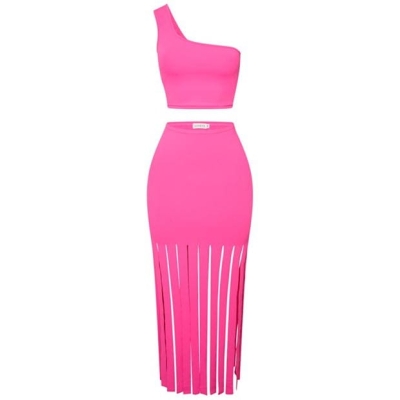 Honeyz Tassel 2 Piece Set dama