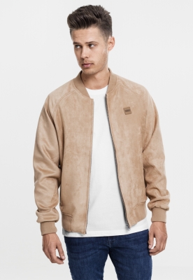 Jacheta Imitation Suede Raglan Bomber Urban Classics