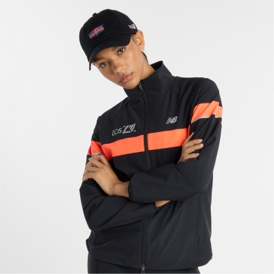 Jacheta New Balance Balance Ldn Mth Jkt Bk Larg Running dama