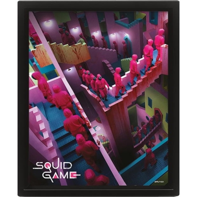 Squid Game G Framed 3D Prnt 99