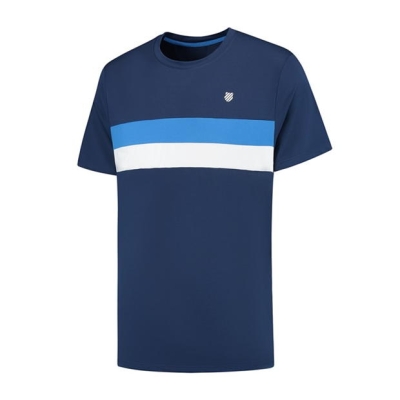 Camasa K Swiss Core Team Striped Crewneck T- barbat