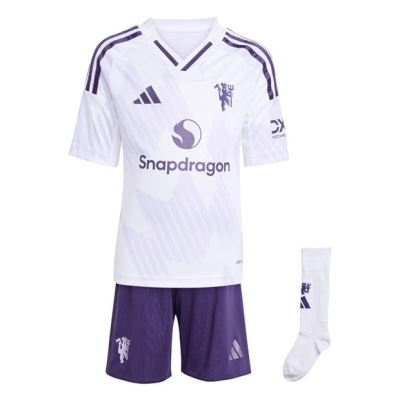 adidas Manchester United Away Minikit 2025 2026 bebelus