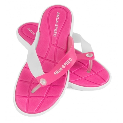 KLAPKI AQUA-SPEED BALI pink / white 05/479