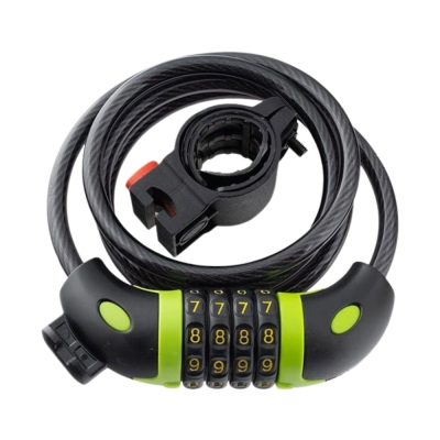 Gerda bike lock coded Kombo Flex 1200/8C black 0SKF0120008 06C0XP