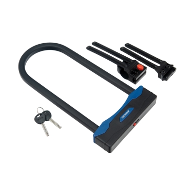 Gerda Ultra Strong Plus 320/165L bike lock square yoke 14 mm, with carrying handle black OSUL0320165 06L2ZP
